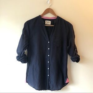 Anthropologie Holding Horses Polka Dot Button Down